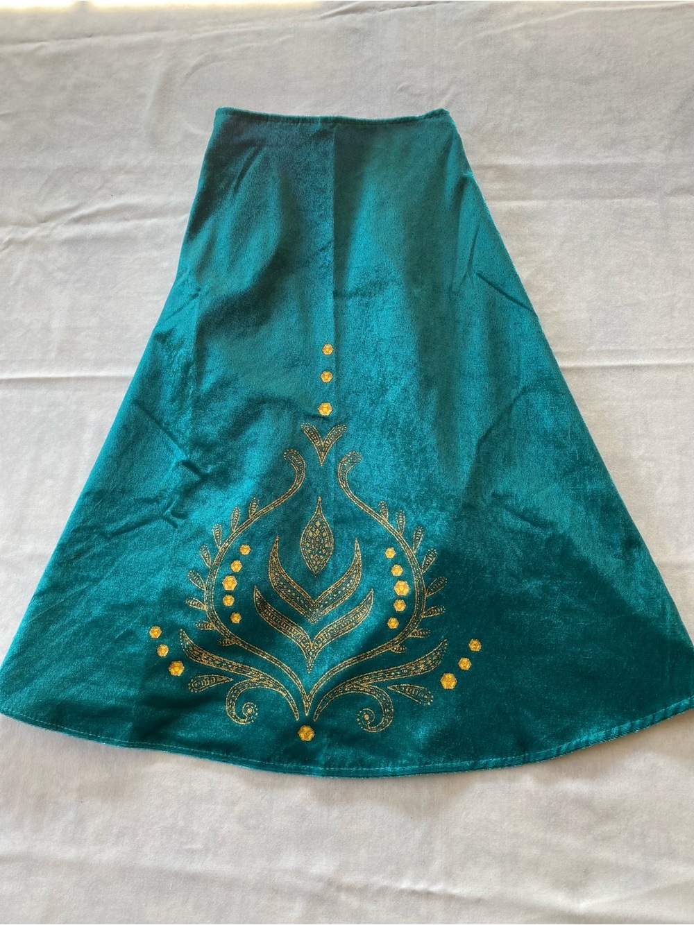 NWOT Halloween Frozen Teal & Purple Cape Size Kids Small - Picture 4 of 5